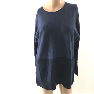 Athleta Navy Block Sweater Size XS Navy Blue